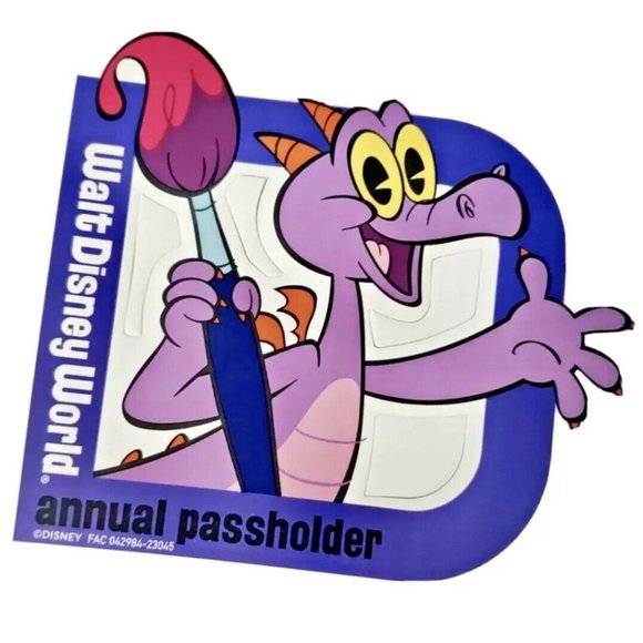 Disney World Annual Passholder Magnet Figment Imagination AP Authentic‎ NEW 2023 - Picture 1 of 1